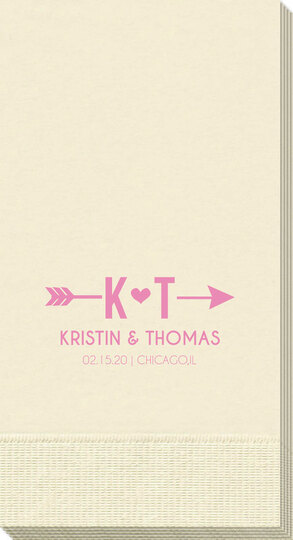 Cupid's Arrow Guest Towels